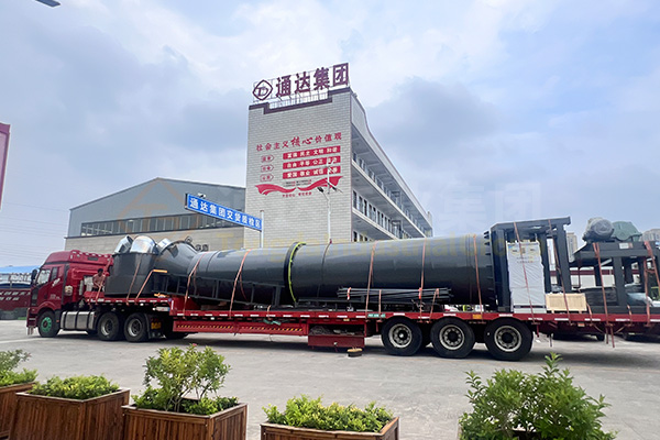 正陽有機肥烘干機發(fā)貨