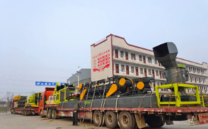 粉狀有機(jī)肥生產(chǎn)線(xiàn)發(fā)往陜西府谷